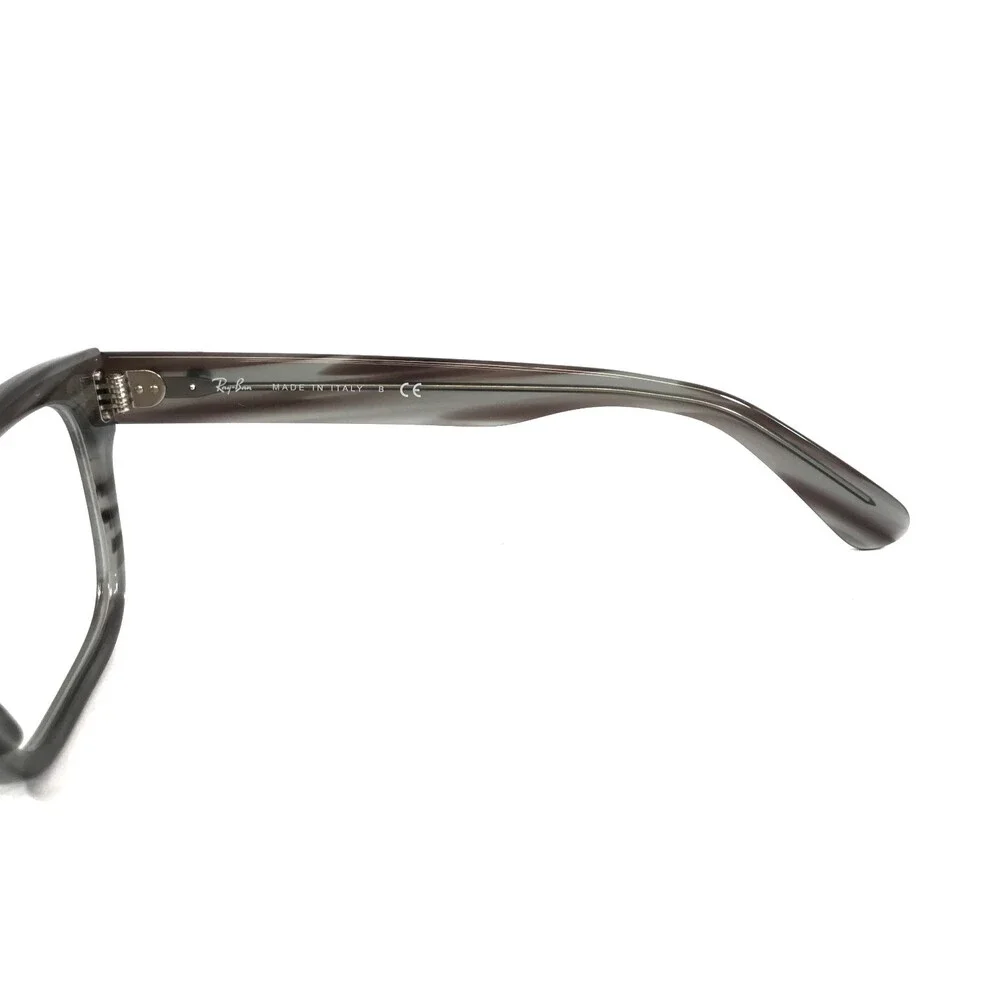 Ray-Ban Eyeglasses Frames RB2283 MR BURBANK 1314/R5 Striped Gray Blue 55-20-145